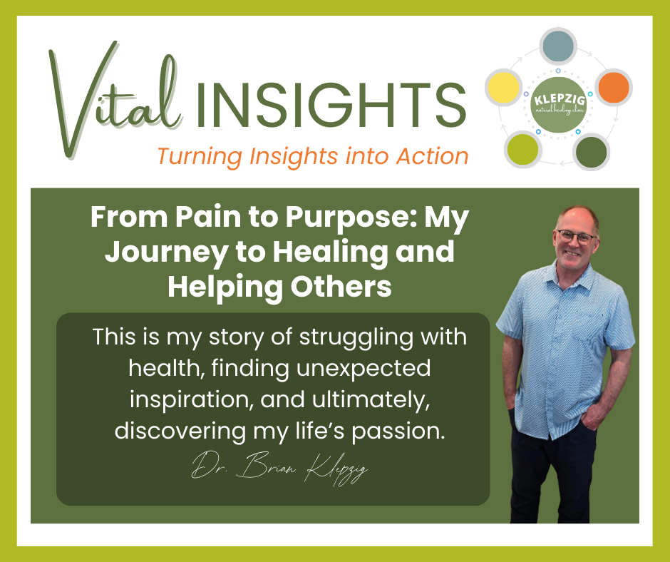 From pain to purpose, Dr. Klepzig's story