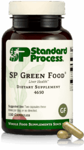 Standard Process SP Green Food supplement recommended by Klepzig Natural Healing Clinic.