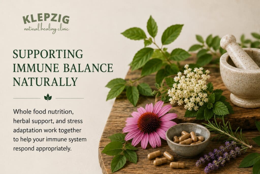 Whole food and herbal support for immune balance and resilience